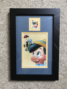 Pinocchio and Jiminy cricket