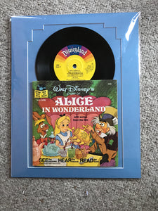11x14 matted Alice in Wonderland record