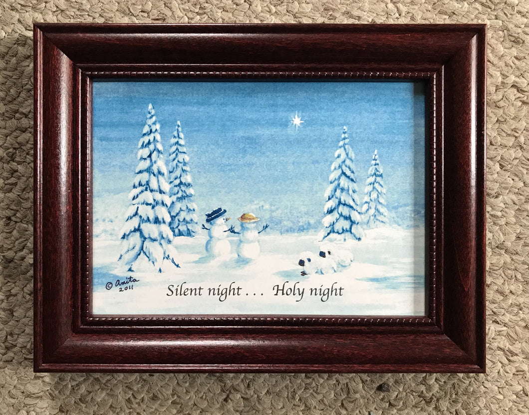 2011 Snowmen with quote